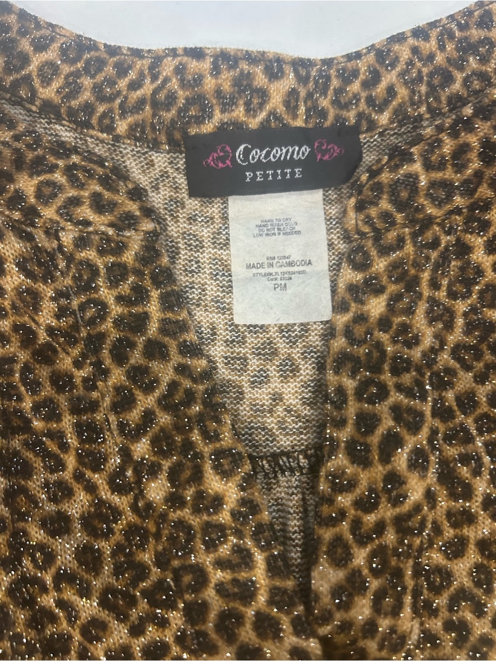 Cocomo Brown and Black Leopard Print Tunic - Picture 3 of 6